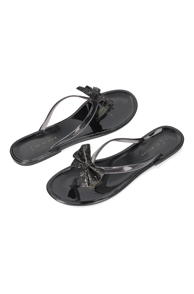 Dunns Clothing | Footwear | Delia Jelly Thong _ 153445 Black
