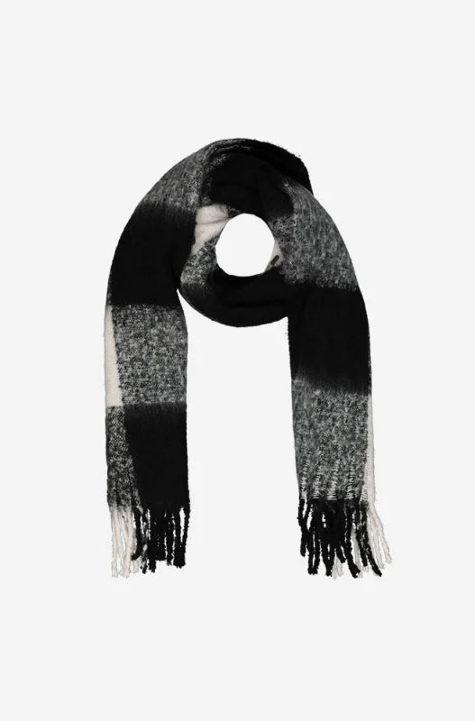 Dunns Clothing | Accessories | Demi Checkered Blanket Scarf _ 147885 Black