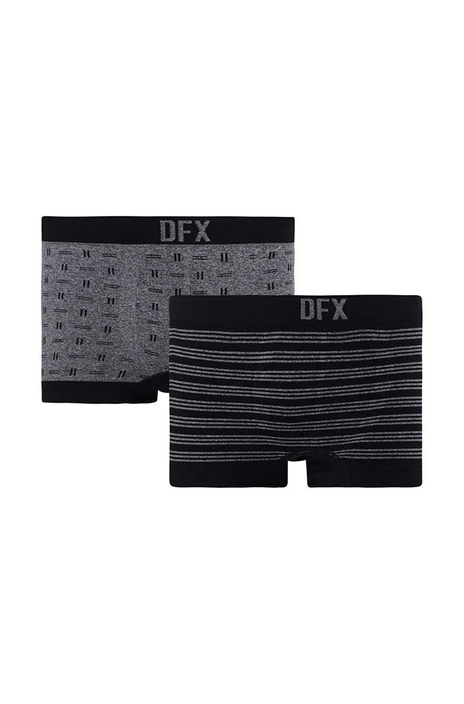 Dunns Clothing | Underwear | Dexter Seamfree Trunks - 2 Pack _ 147813 Charcoal