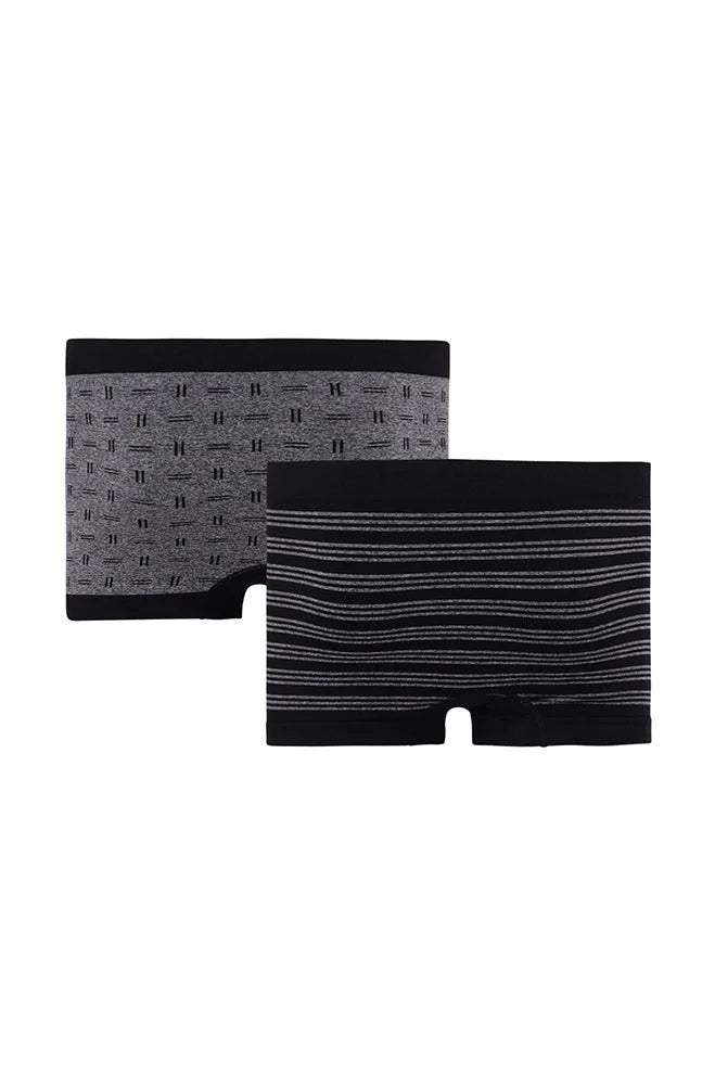 Dunns Clothing | Underwear | Dexter Seamfree Trunks - 2 Pack _ 147813 Charcoal