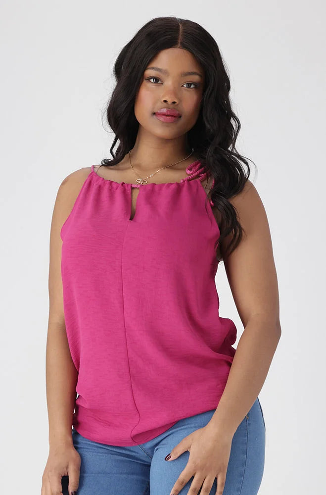 Dunns Clothing | Ladies | ELEANOR SLEEVLESS TOP _ 154265 Purple