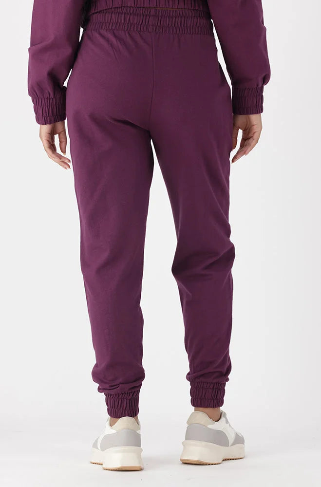 Dunns Clothing | Ladies | Elissa Fleece Jogger _ 145515 Purple