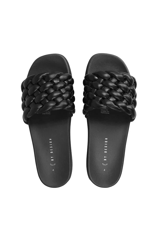 Dunns Clothing | Footwear | Estie Platform Slide _ 153444 Black