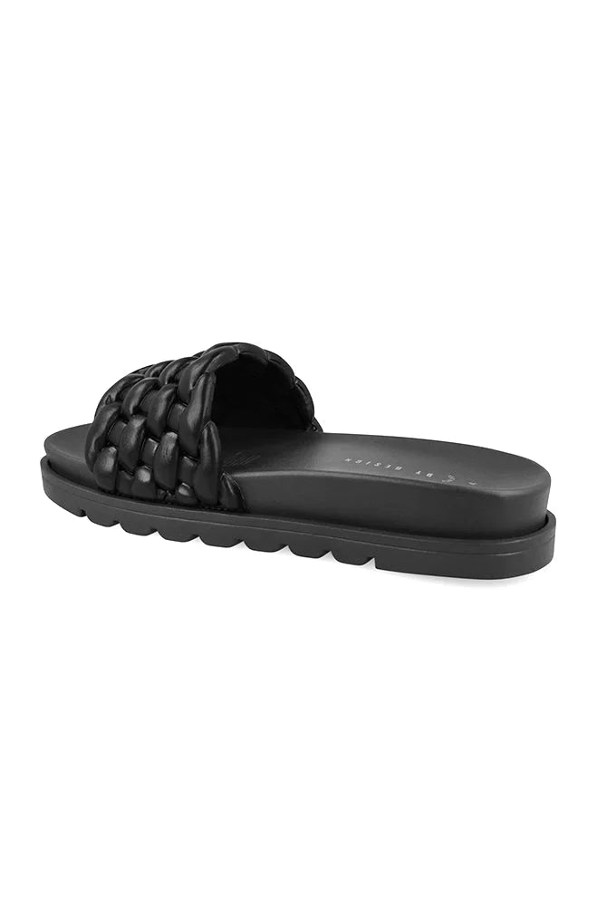 Dunns Clothing | Footwear | Estie Platform Slide _ 153444 Black