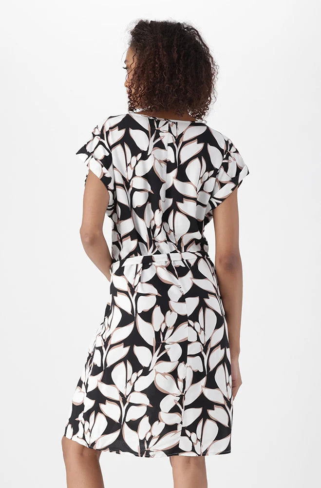 Dunns Clothing | Ladies | Gia Belted Dress _ 151179 Black