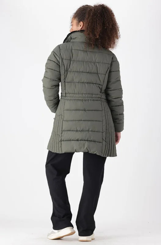 Dunns Clothing | Ladies | Gia Puffer Jacket _ 145128 Fatigue