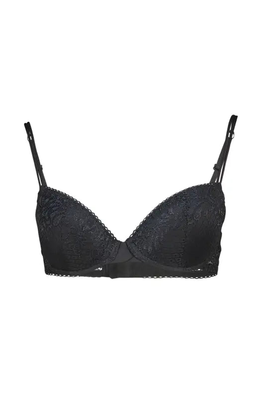 Dunns Clothing | Underwear Greta T Shirt Lace Bra _ 149016 Black