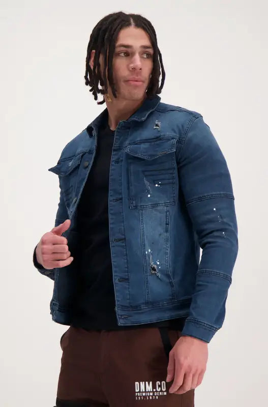 Dunns Clothing | Mens | Havre Denim Jacket _ 141015 Blue