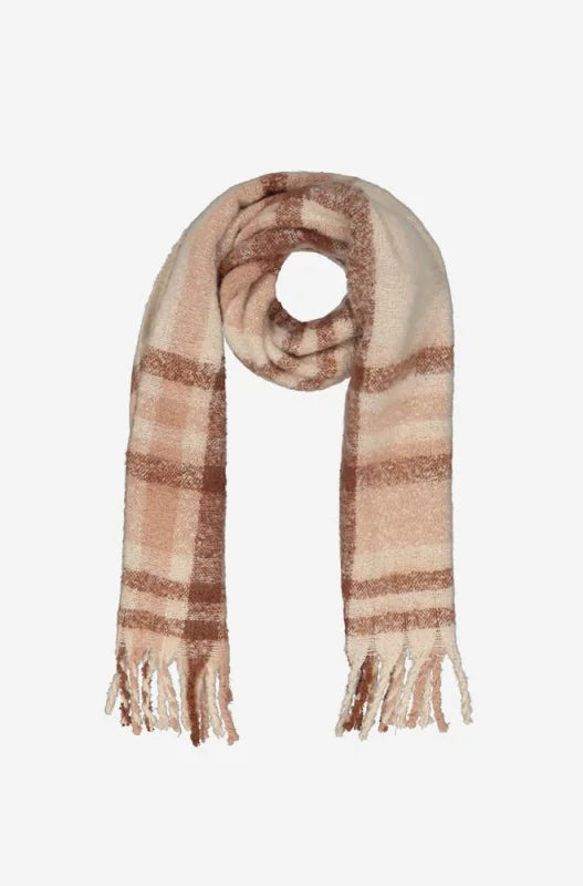Dunns Clothing | Accessories | Hayley Check Blanket Scarf _ 147886 Brown