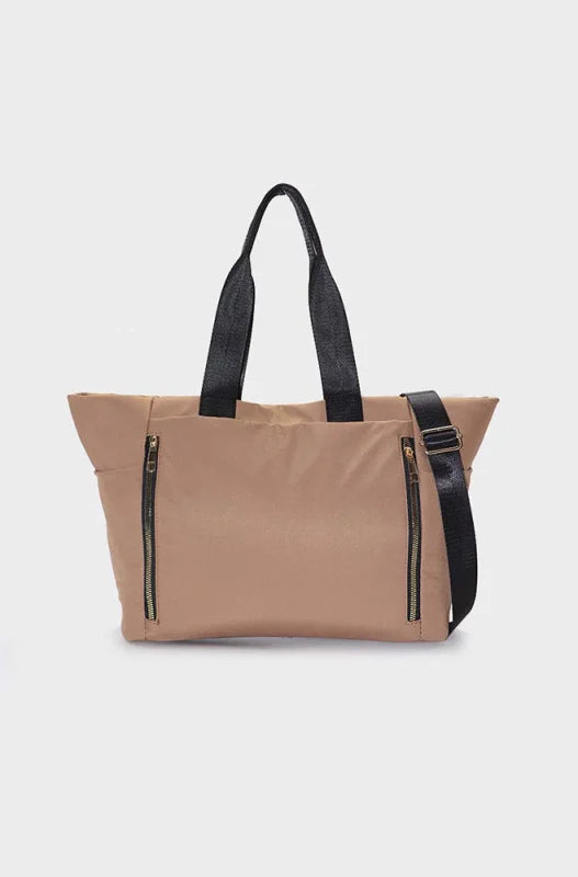 Dunns Clothing | Accessories | Hayley Nylon Shopper Bag _ 147750 Brown