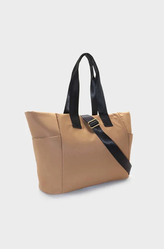 Dunns Clothing | Accessories | Hayley Nylon Shopper Bag _ 147750 Brown