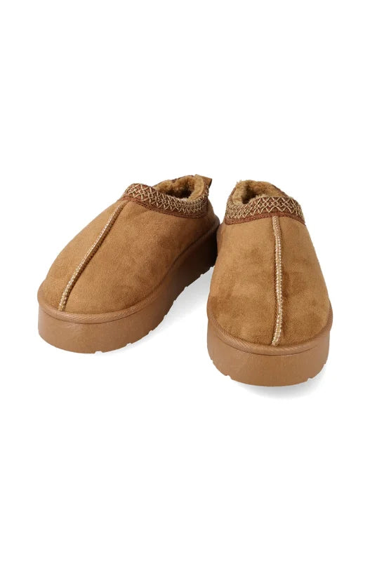 Dunns Clothing | Footwear | Honey Platform Slip On _ 149326 Tan