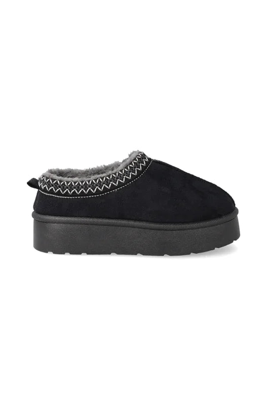 Dunns Clothing | Footwear | Honey Platform Slip On _ 149327 Black