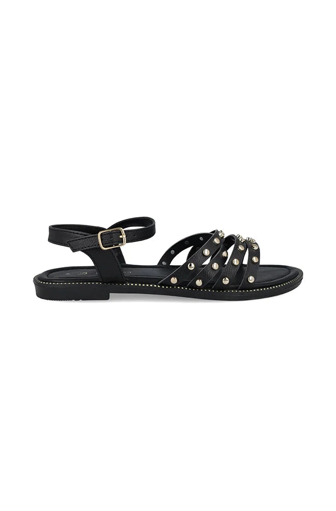 Dunns Clothing | Footwear | Ina Ankle Strap Sandal _ 150003 Black