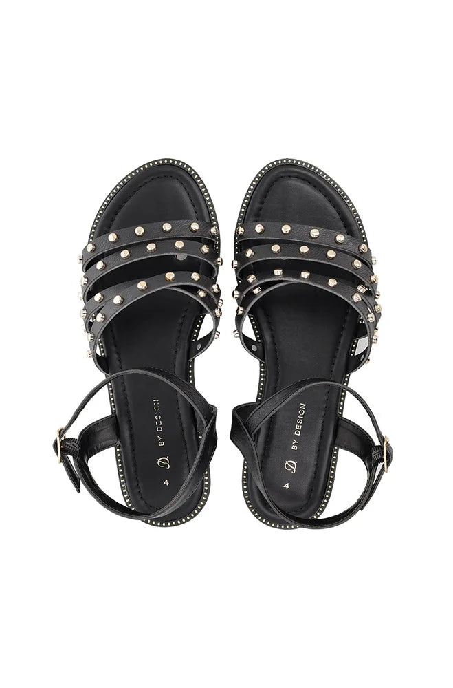 Dunns Clothing | Footwear | Ina Ankle Strap Sandal _ 150003 Black