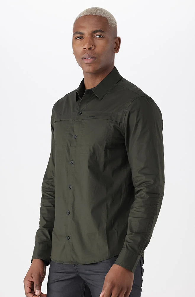 Dunns Clothing | Mens | Irving Shirt _ 151335 Fatigue