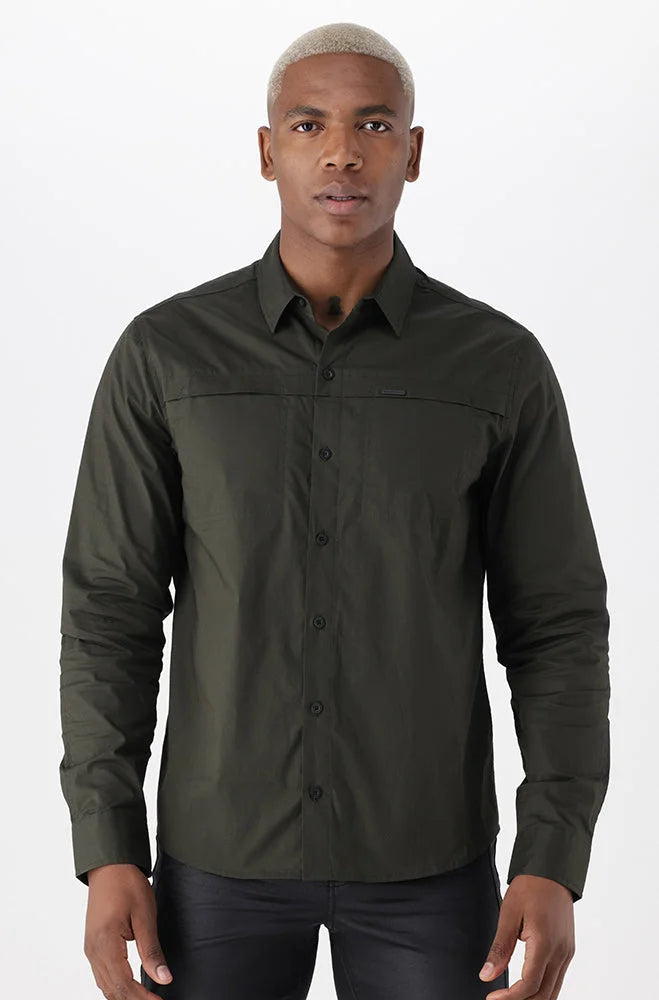 Dunns Clothing | Mens | Irving Shirt _ 151335 Fatigue