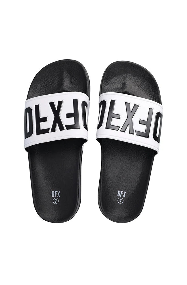 Dunns Clothing | Footwear | Jacaranda Slide _ 151577 White