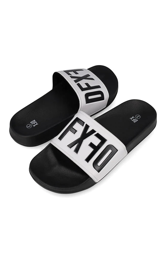 Dunns Clothing | Footwear | Jacaranda Slide _ 151577 White