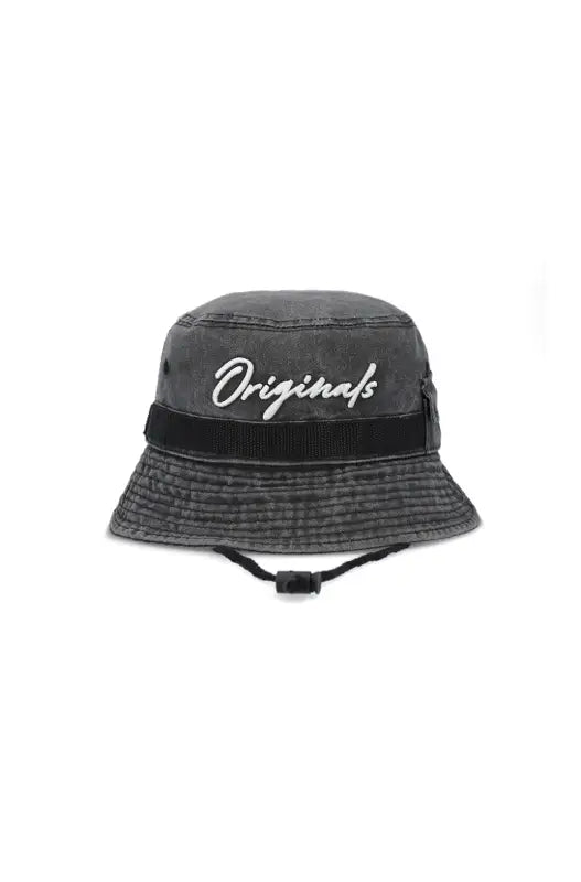 Dunns Clothing | Accessories | Jackson Pocket Denim Tie Bucket Hat _ 123459 Grey