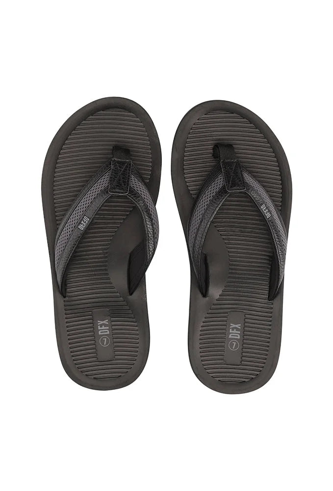 Dunns Clothing | Footwear | Jacob Mesh Eva Thong _ 153737 Black