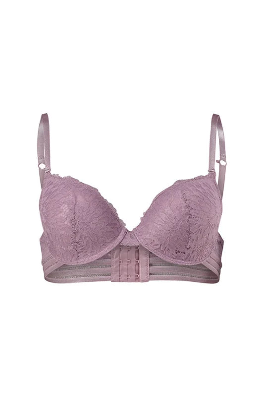 Dunns Clothing | Underwear | Jada Lace Bra With Back Detail _ 152798 Lilac