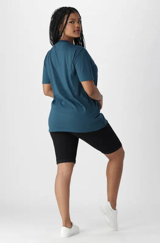 Dunns Clothing | Ladies | Jade Graphic Print Boyfriend Tee _ 142349 Teal