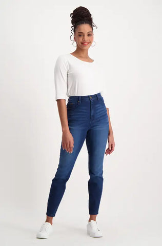Dunns Clothing | Ladies | Janae High Waisted Skinny Jean _ 131656 Dark Wash