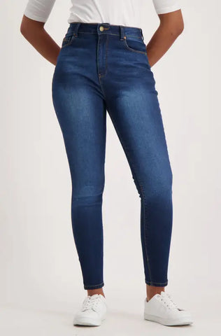 Dunns Clothing | Ladies | Janae High Waisted Skinny Jean _ 138389 Dark Wash