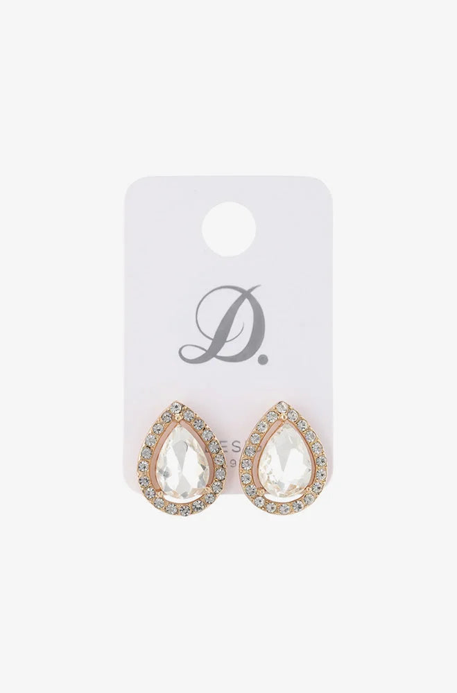 Dunns Clothing | Accessories | Jane Diamante Single Earring _ 151429 Gold