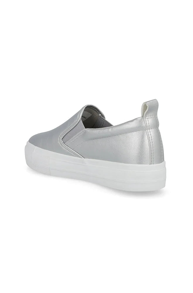 Dunns Clothing | Footwear | Jemima Gusset Slip On _ 148433 Silver