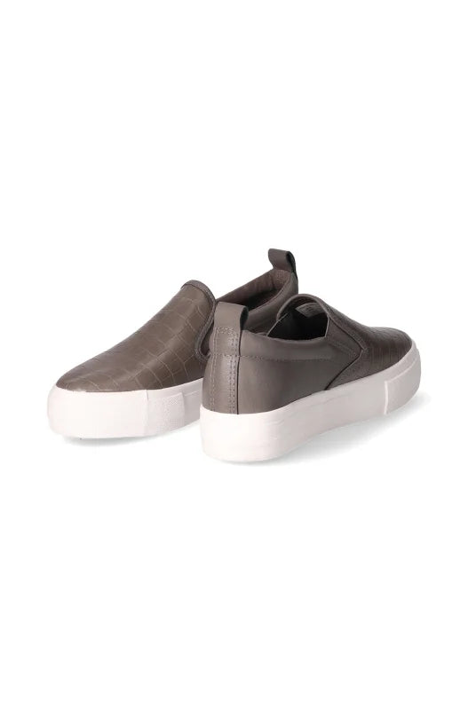 Dunns Clothing | Footwear | Jemima Gusset Slip On _ 149398 Charcoal