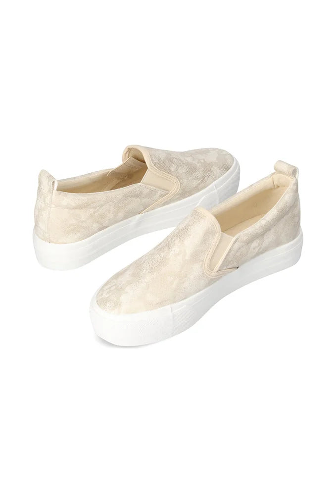 Dunns Clothing | Footwear | Jemima Gusset Slip On _ 153976 Beige