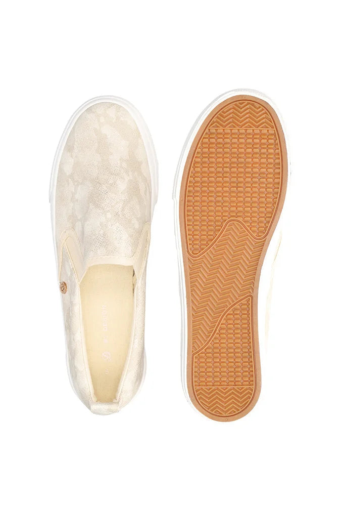 Dunns Clothing | Footwear | Jemima Gusset Slip On _ 153976 Beige