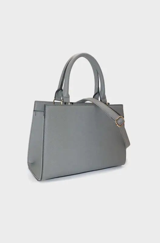 Dunns Clothing | Accessories Jenna Colourblock Structured Handbag _ 145498 Grey
