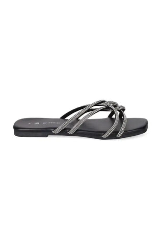 Dunns Clothing | Footwear | Jewel Mule _ 143626 Black