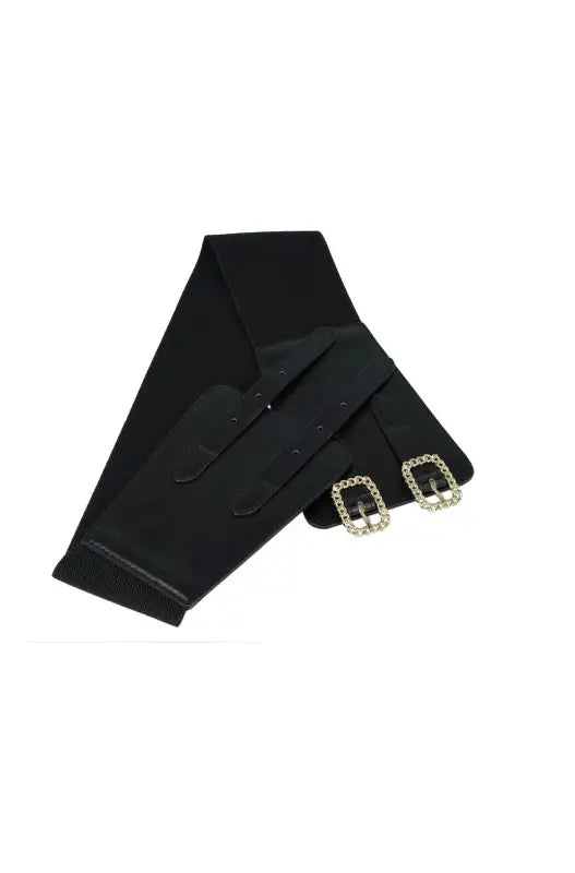 Dunns Clothing | Accessories Jocy Elasticted Waist Belt _ 147945 Black