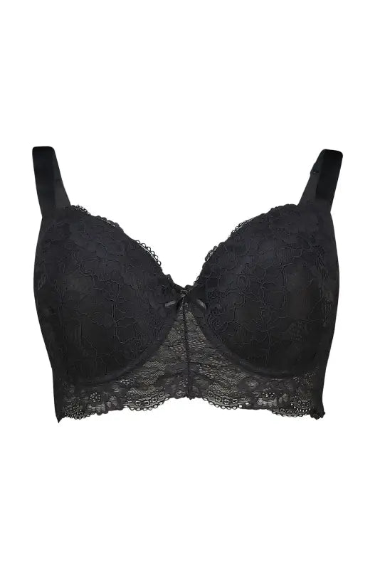 Dunns Clothing | Underwear Julieta Lace T-Shirt Bra _ 147916 Black