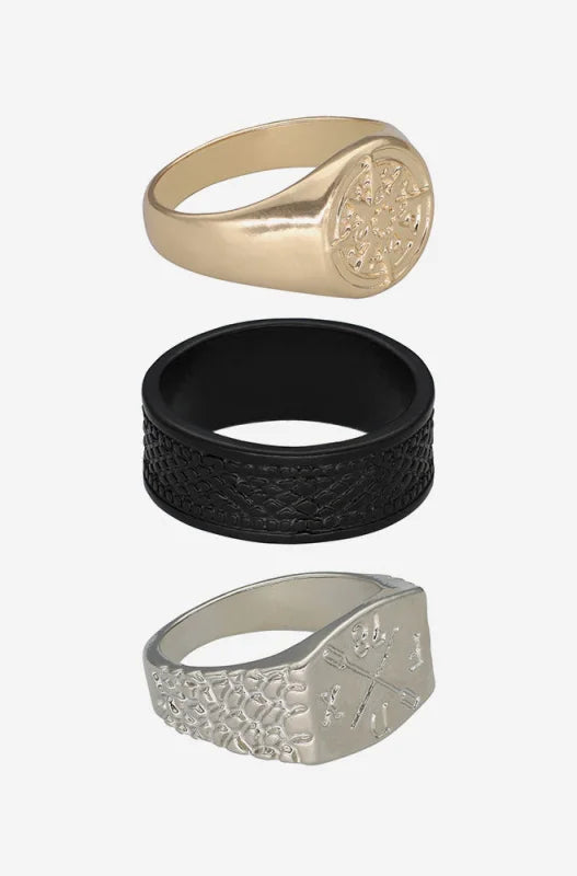 Dunns Clothing | Accessories | Justin 3pk Mens Rings _ 148004 Multi