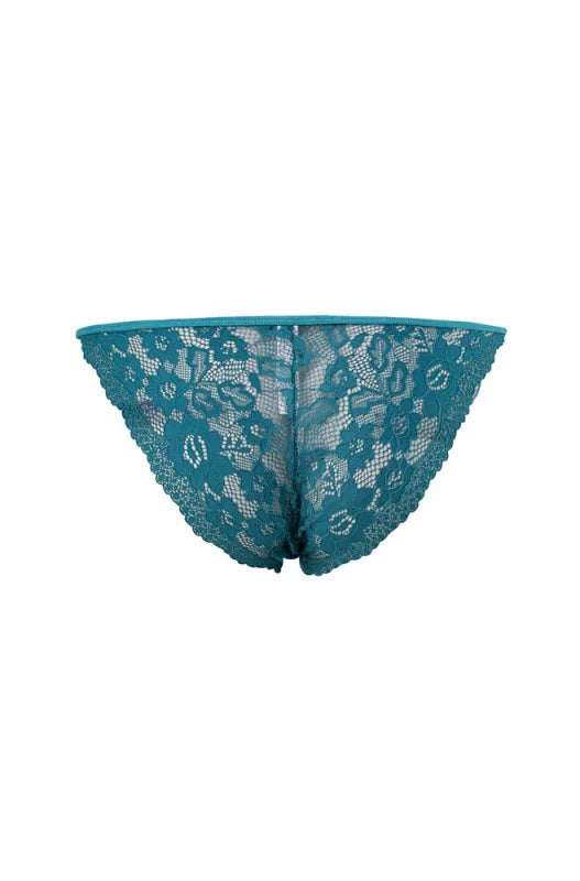 Dunns Clothing | Underwear | Kay Lace Tanga _ 152793 Teal
