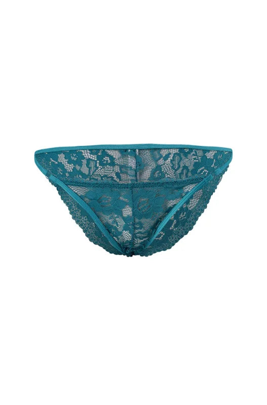 Dunns Clothing | Underwear | Kay Lace Tanga _ 152793 Teal