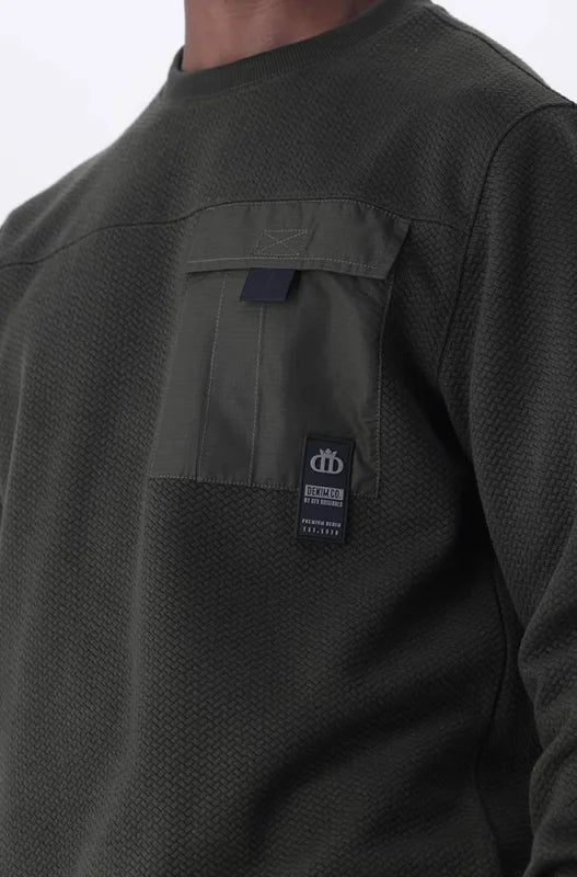Dunns Clothing | Mens | Kentuck Utility Sweat _ 147407 Fatigue