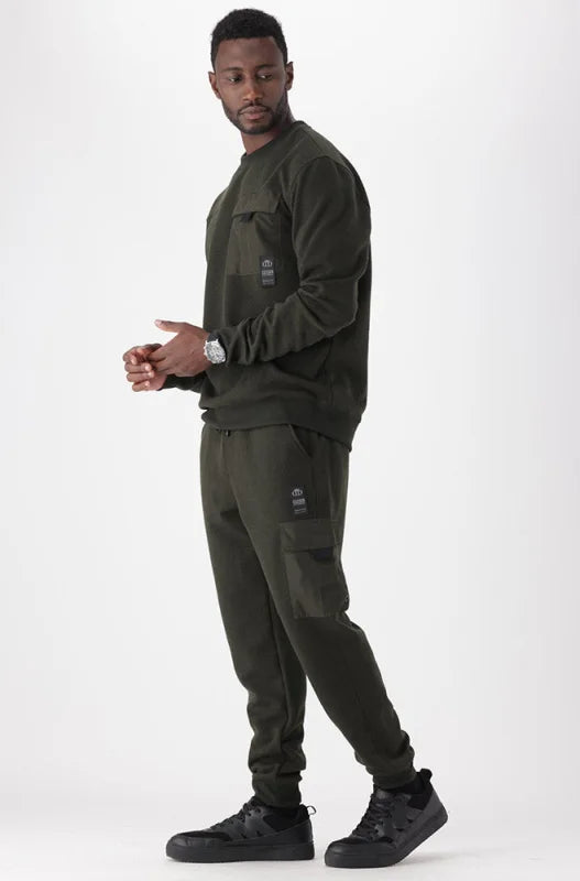 Dunns Clothing | Mens | Kentuck Utility Sweat _ 147407 Fatigue