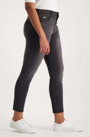 Dunns Clothing | Ladies | Keva Classic Mid Rise Skinny Jean _ 138392 Grey Wash