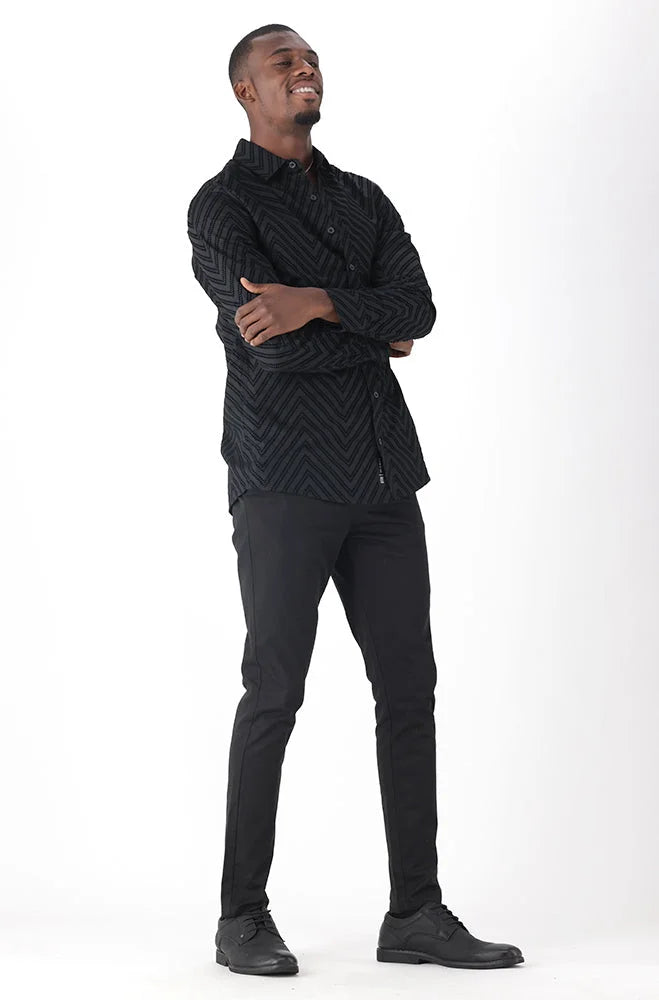 Dunns Clothing | Mens | Kilburne Shirt _ 150885 Black
