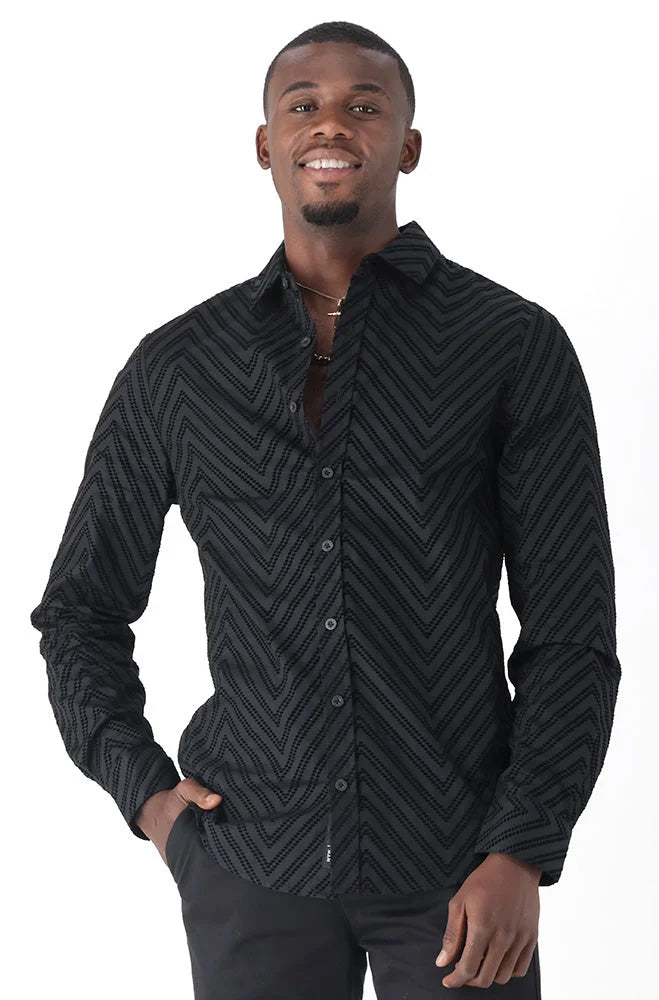 Dunns Clothing | Mens | Kilburne Shirt _ 150885 Black