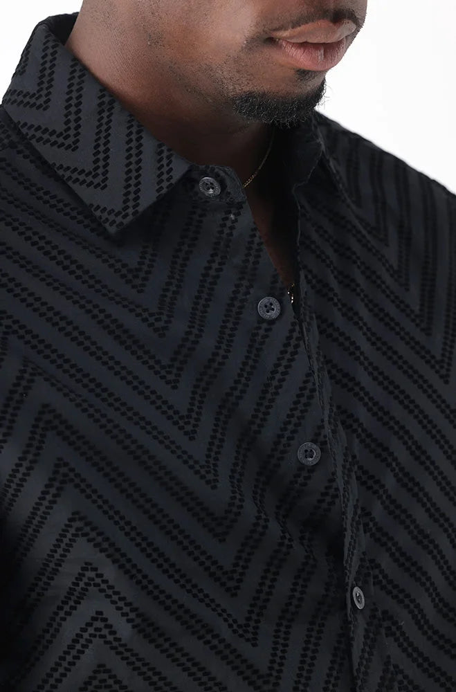 Dunns Clothing | Mens | Kilburne Shirt _ 150885 Black