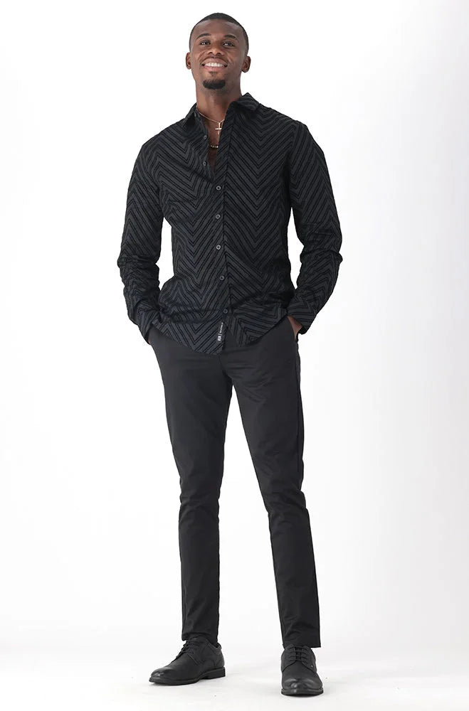 Dunns Clothing | Mens | Kilburne Shirt _ 150885 Black
