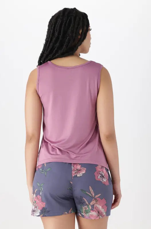 Dunns Clothing | Underwear | Kina Floral Sleep Set _ 143473 Purple