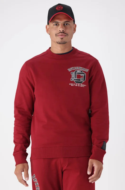 Dunns Clothing | Mens | Klinedale Crew Sweat _ 144660 Red